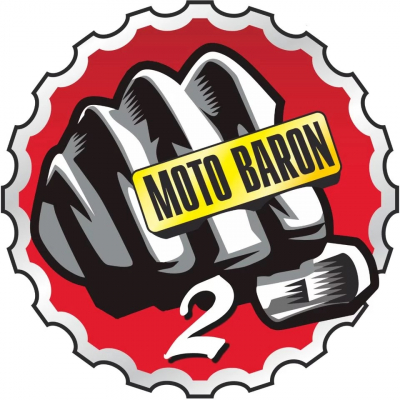Нашивка Moto Baron 2, 26см, термопленка